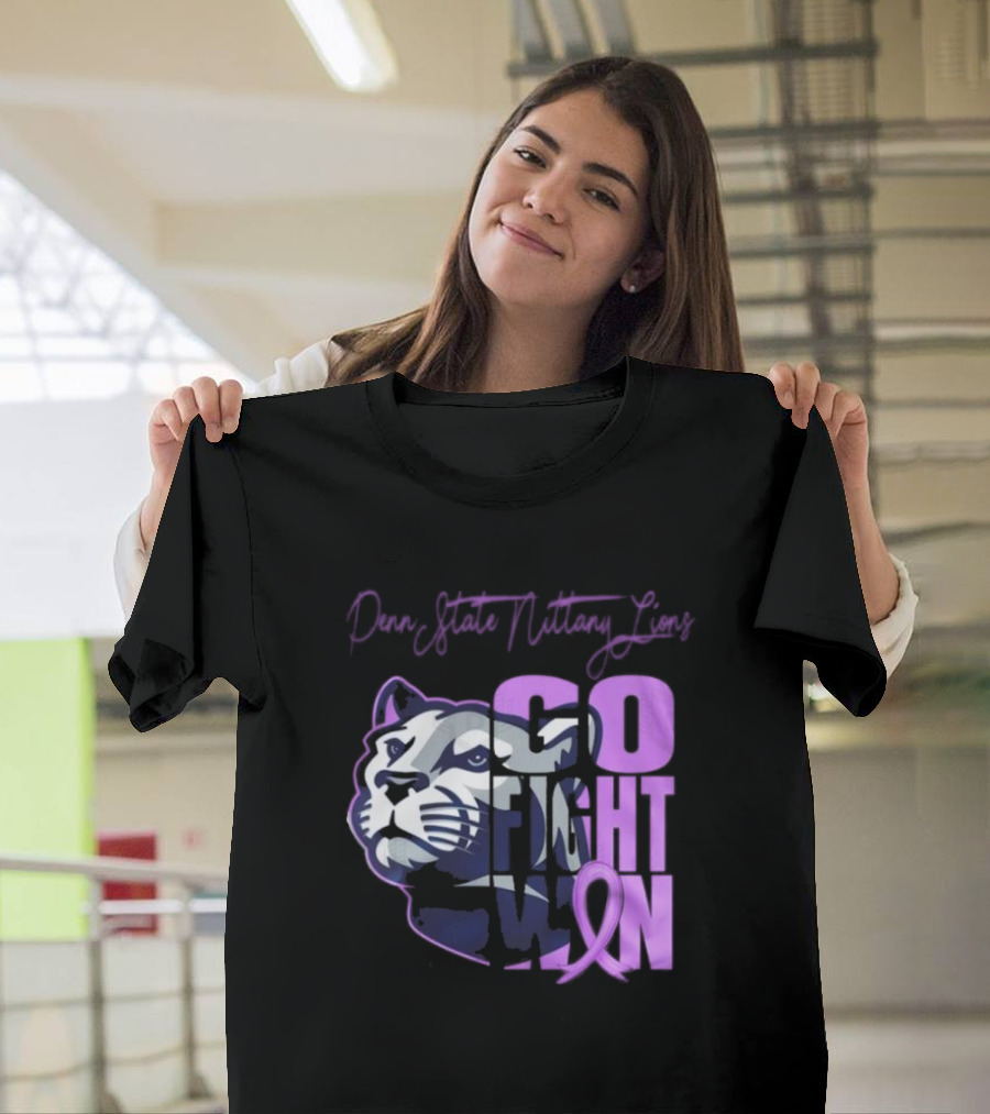 Penn State Nittany Lions Go Fight Win 2024 Pancreatic Awareness T-Shirt