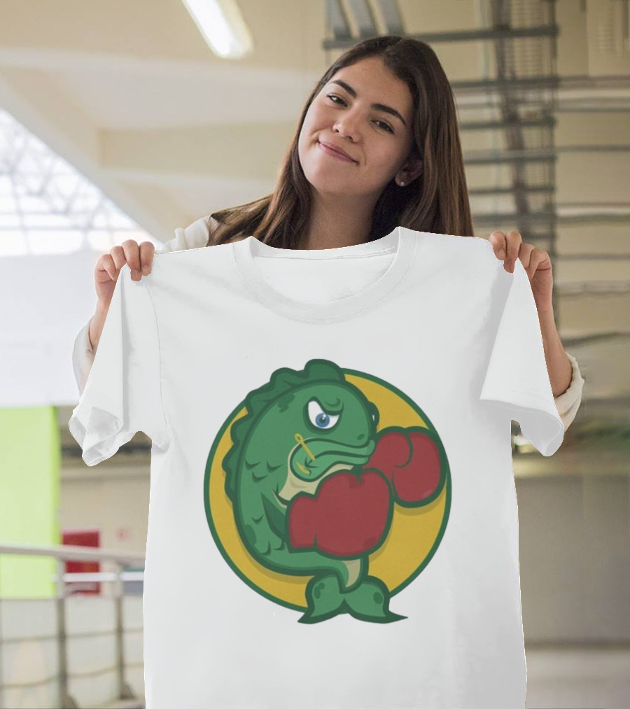 Hookline Sinkers Boxing Fish Icon T-Shirt