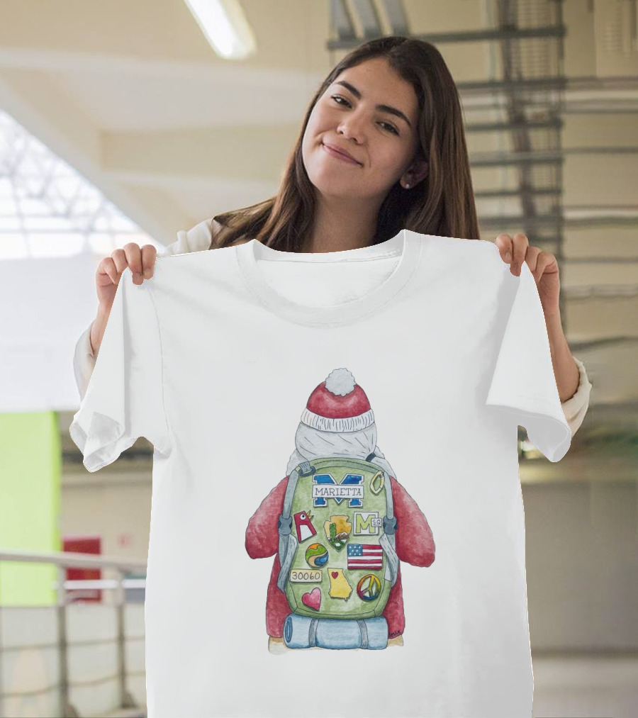 Santa Marietta 30060 Backpack Merry Christmas T-Shirt