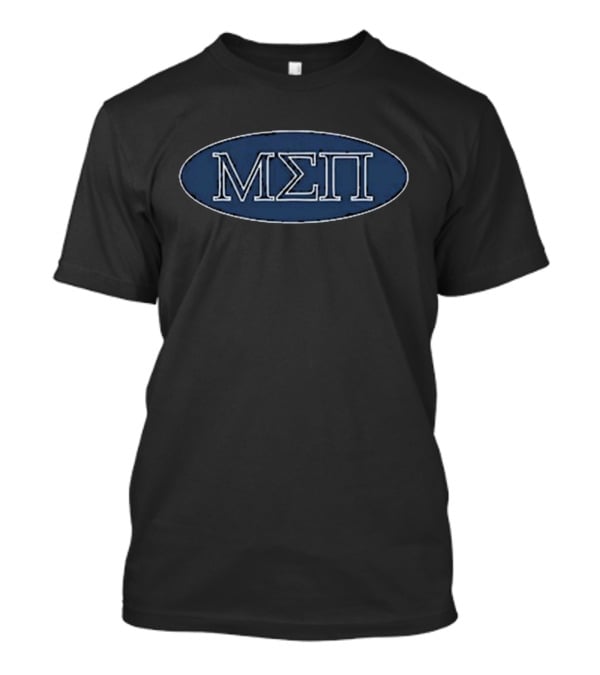 Themenaccount Men Varsity ΜΣΠ Greek Letters Oval T-Shirt