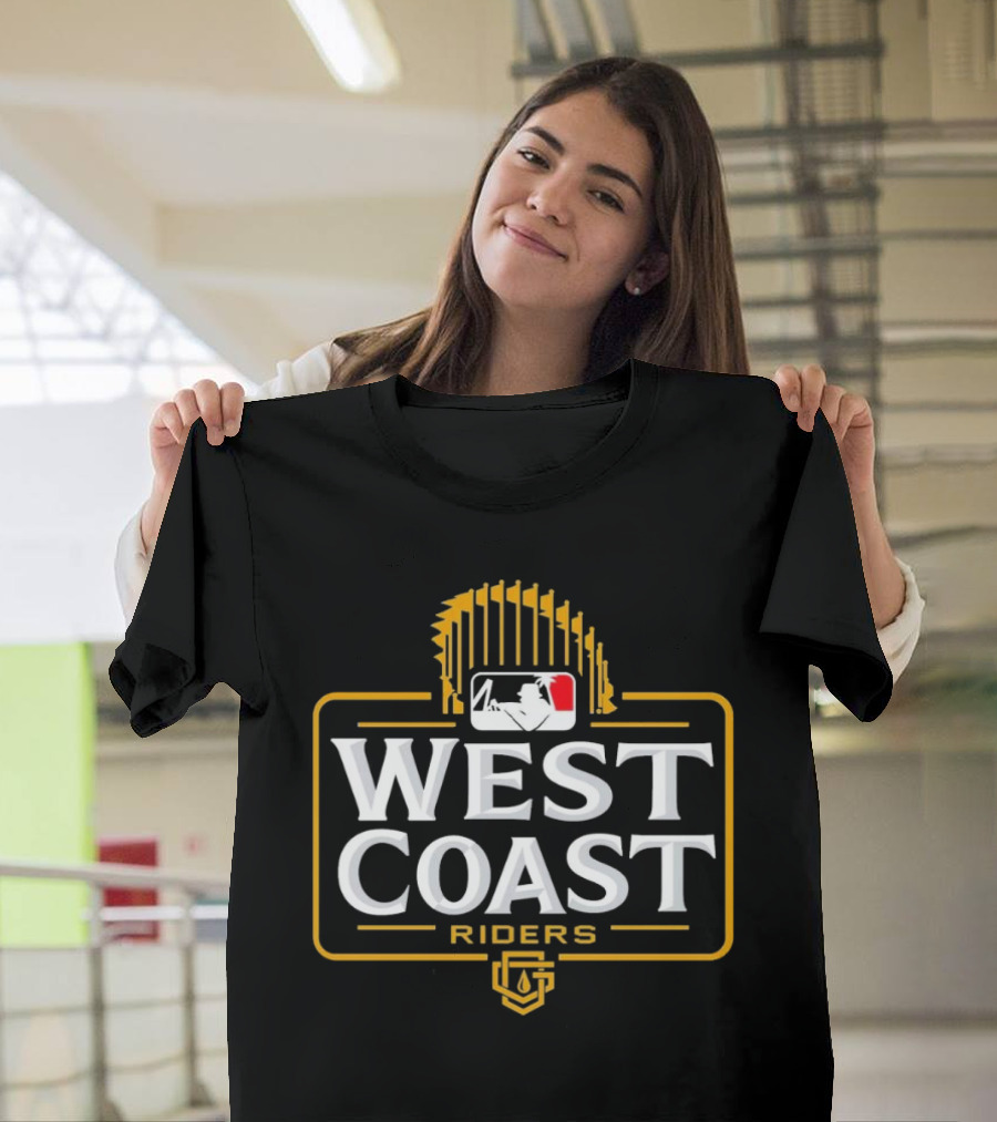 West Coast Riders Los Angeles Dodgers MLB Championship Trophy T-Shirt
