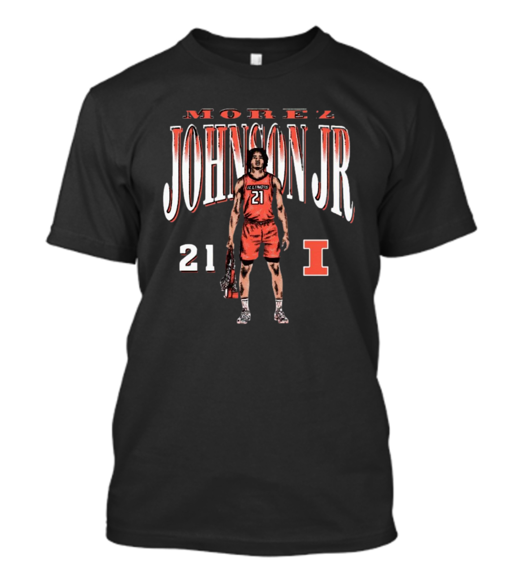Morez Johnson Jr Illinois 21 Fighting Illini Basketball Classics T-Shirt