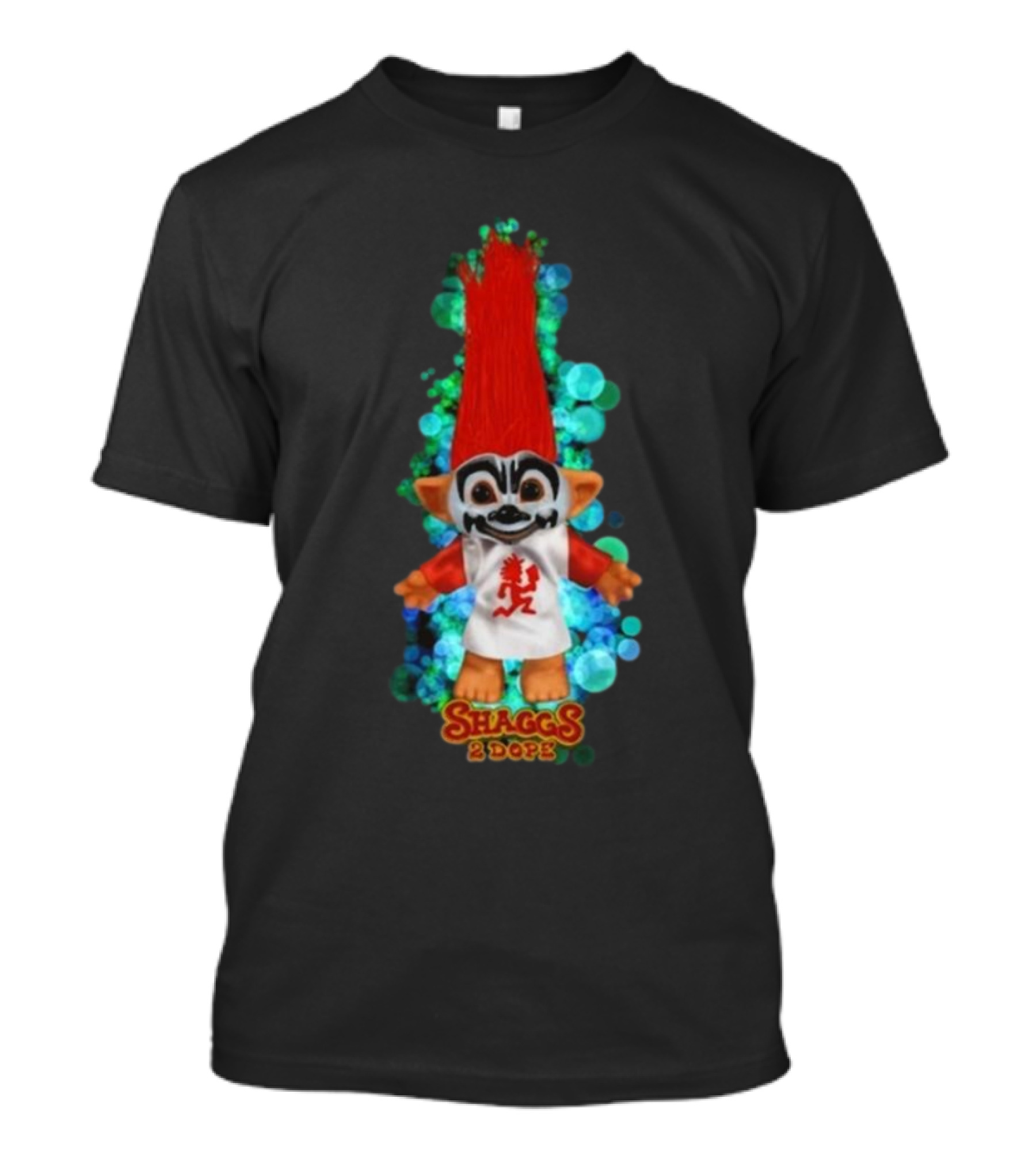 Shaggs 2 Dope Troll Doll With Red Hair And Insane Clown Posse Face Paint T-Shirt