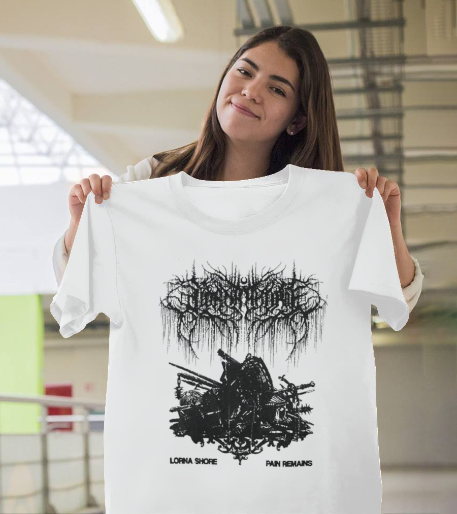 Lorna Shore Pain Remains 2024 Edens End Forsake The Ground Let It Bury Me T-Shirt