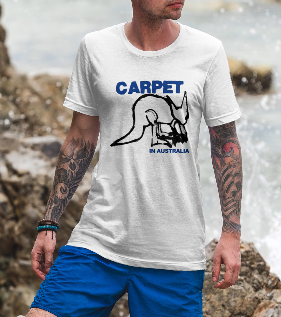 CARPET Kangaroo Sketch In Australia T-Shirt