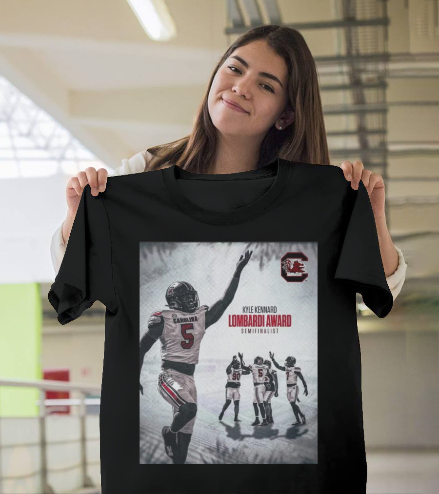 South Carolina Gamecocks Football Kyle Kennard Lombardi Award Semifinalist Achievement T-Shirt