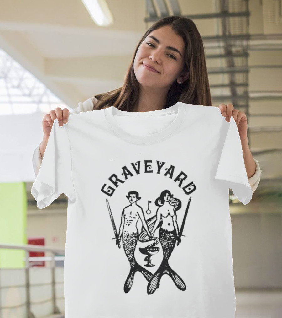 Graveyard Mythical Mermaid Sword 2024 Tour T-Shirt