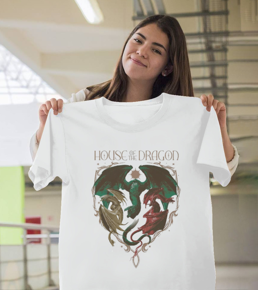 House Of The Dragon Syrax Caraxes Vhagar T-Shirt