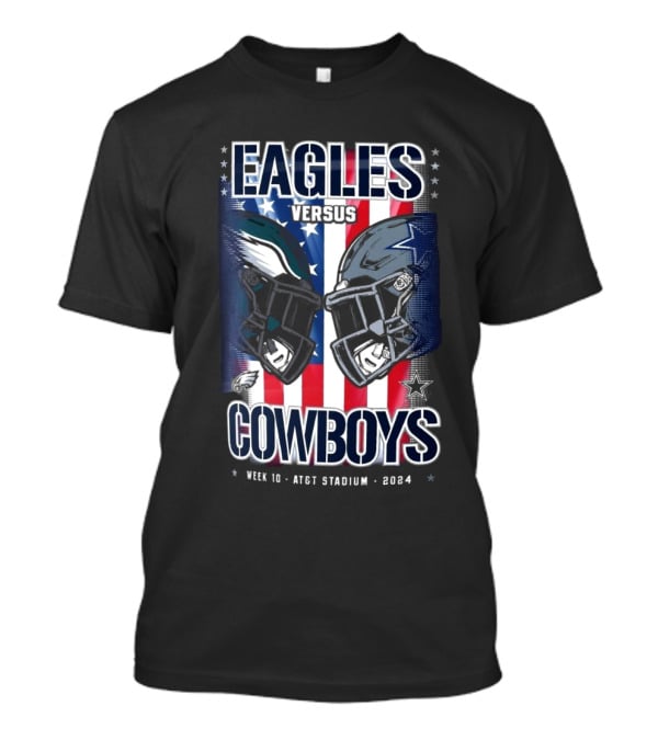 Eagles Versus Cowboys Week 10 AT&T Stadium T-Shirt