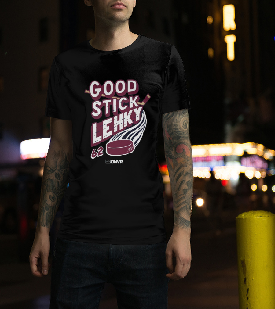 DNVR Good Stick Lehky 62 Hockey Puck And Stick T-Shirt