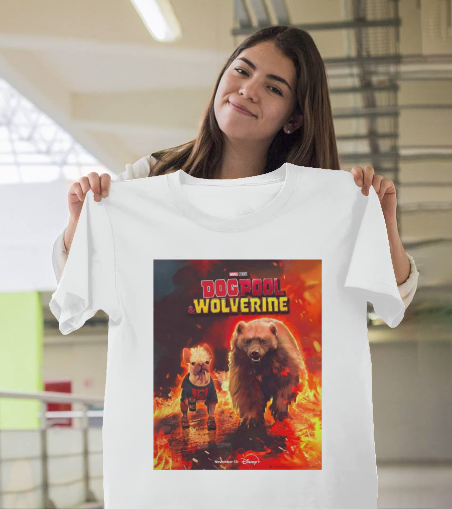 Marvel Studios DogPool and Wolverine November 12 Disney T-Shirt