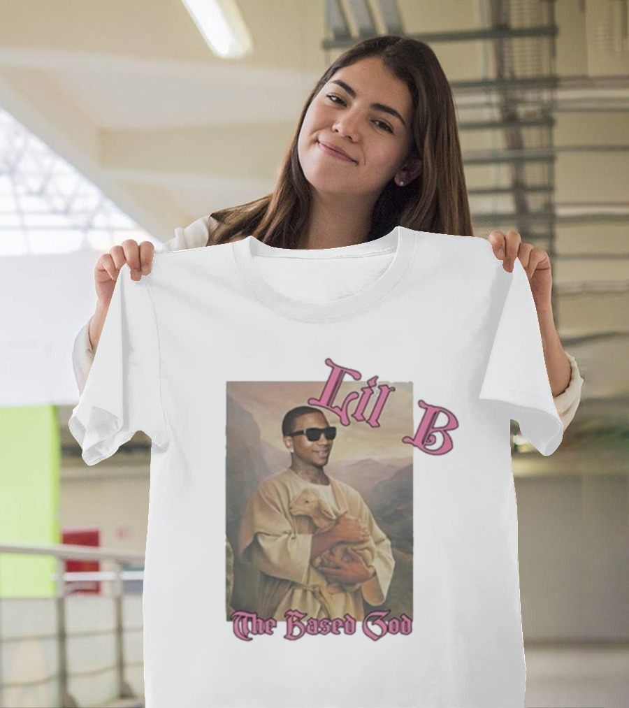 Lil B The Based God Savior Image with Sunglasses and Lamb T-Shirt