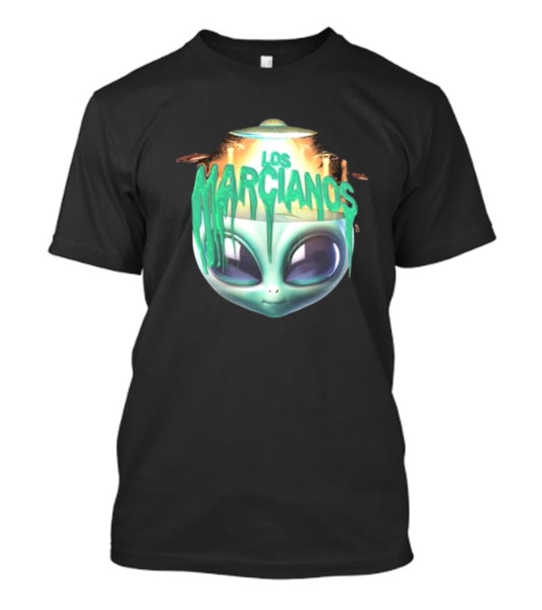 Los Marcianos Alien Head Universal Music Merch T-Shirt