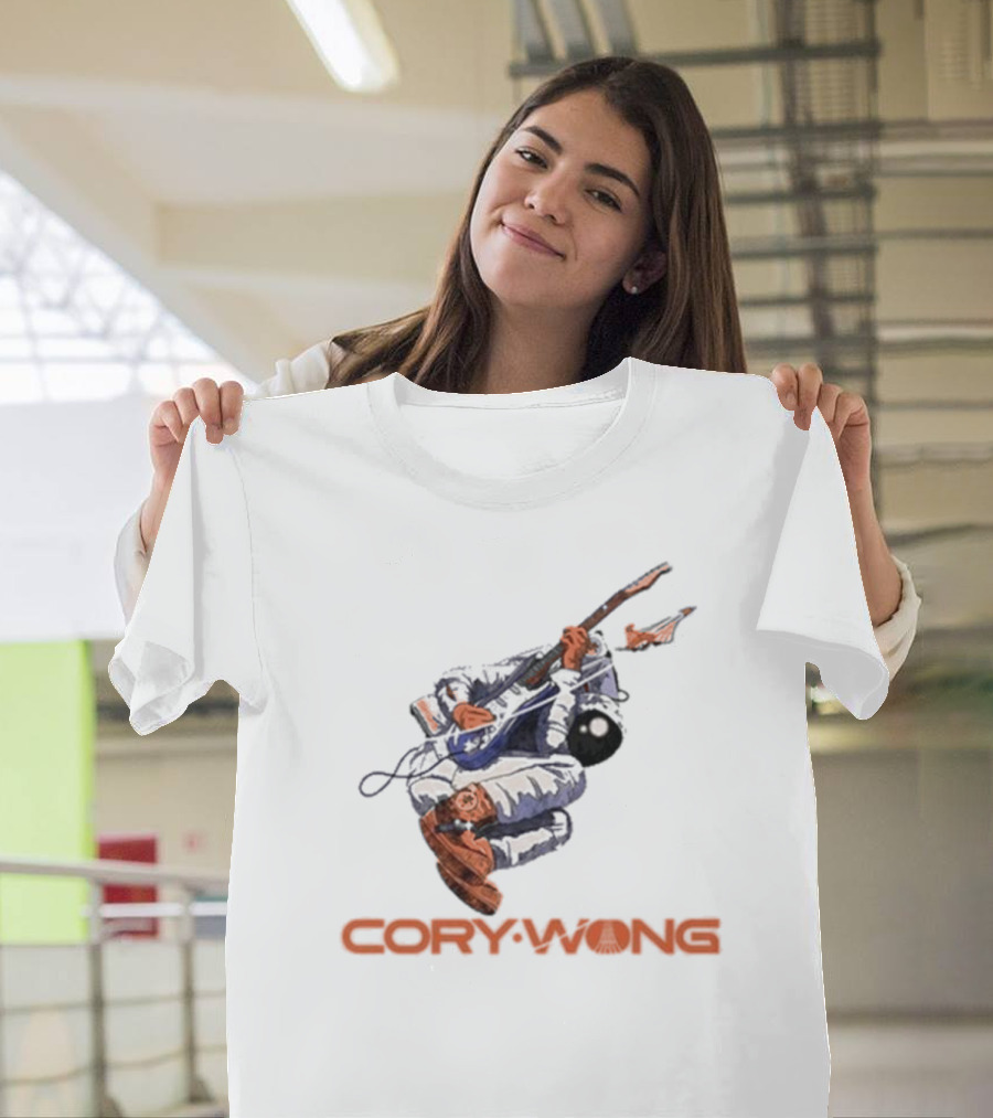 Cory Wong Astronaut Playing Guitar in Space Tour T-Shirt