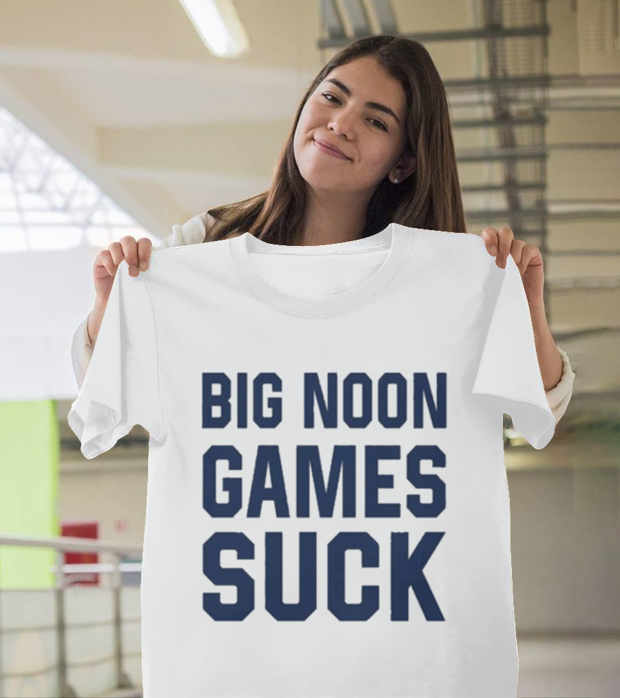 Jeremy Birmingham Big Noon Games Suck Football Commentary T-Shirt