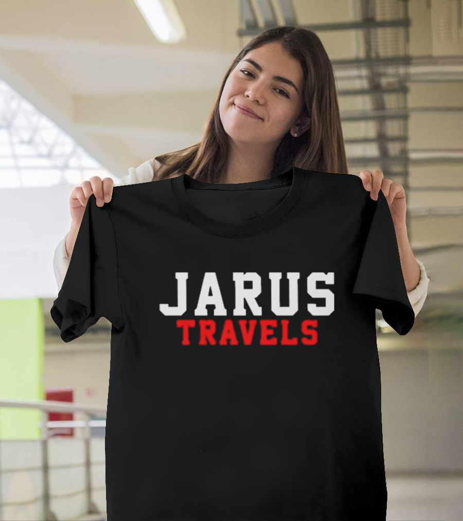 Pooja Wearing Jarus Travels T-Shirt