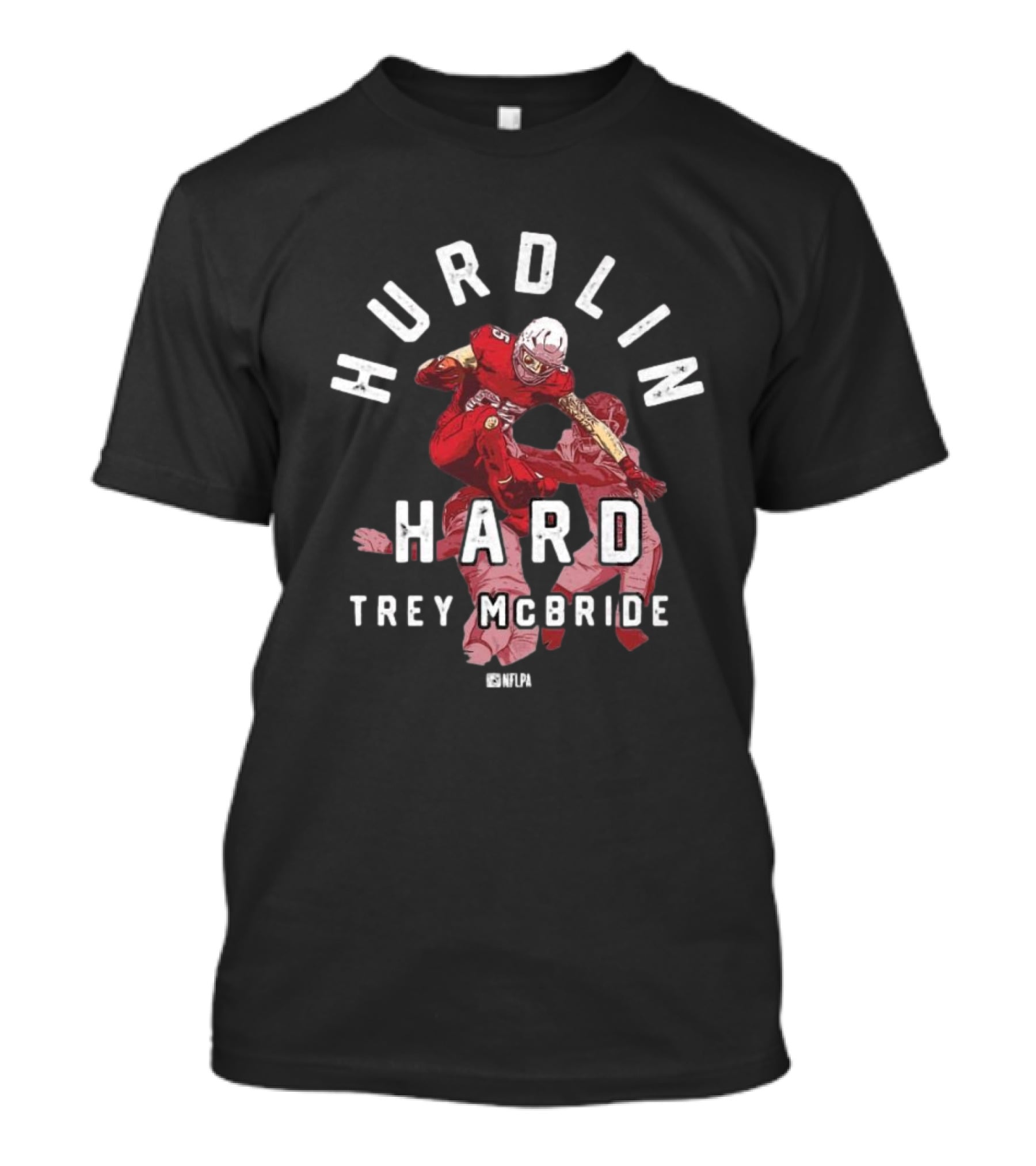 Hurdlin Hard Trey McBride NFLPA Arizona Cardinals T-Shirt