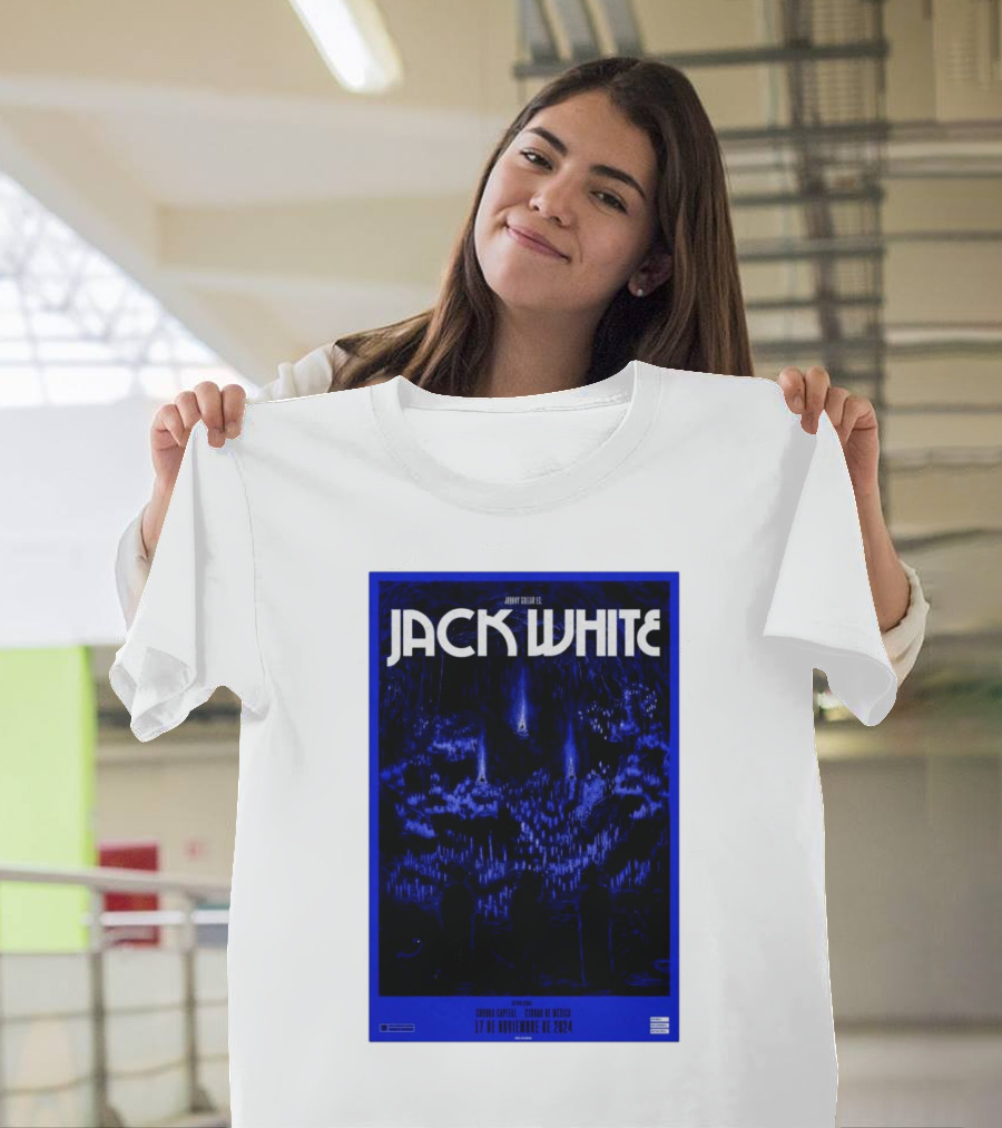 Jack White Mexico City 17 De Noviembre De 2024 Auditorio Nacional T-Shirt