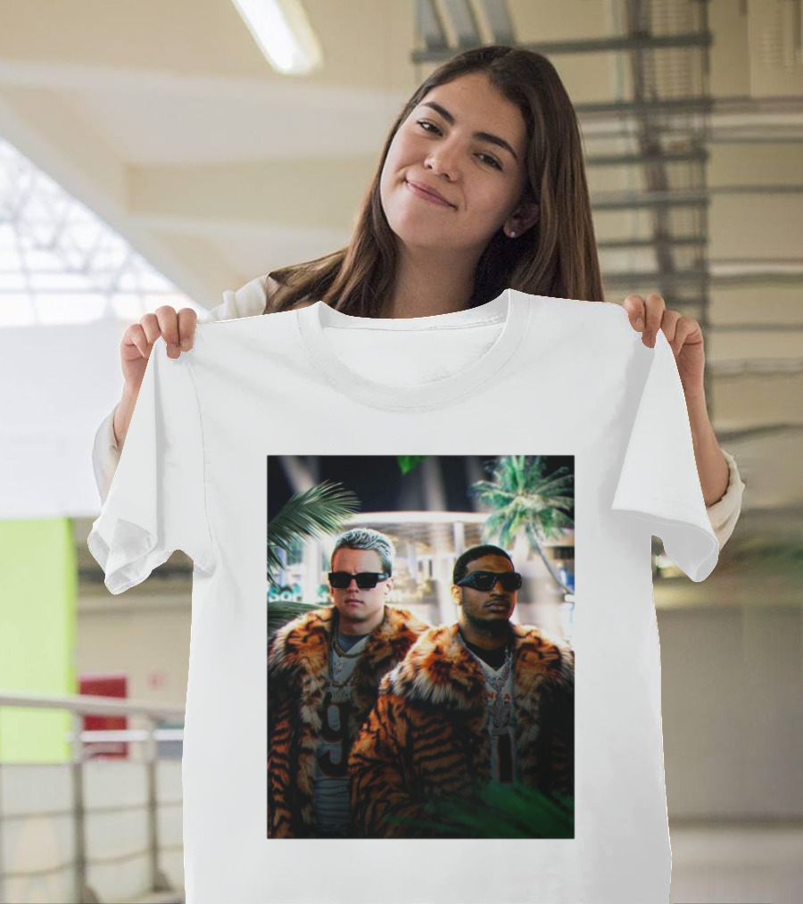 Cincinnati Bengals Joe Burrow Deebo Samuel Stylish Sunday Night Football Fashion T-Shirt