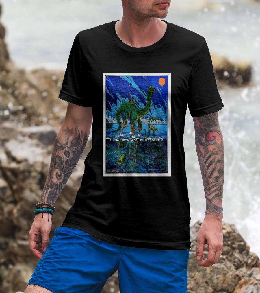 UFC 309 Jon Bones Jones Vs Stipe Miocic World Heavyweight Championship The Disco Biscuits New York Skeleton T-Shirt