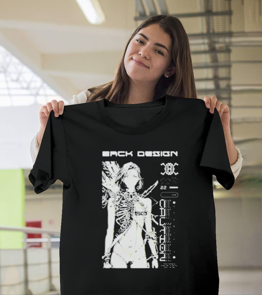 Xenotrip Ethereal Sonata Back Design Caution 22 T-Shirt