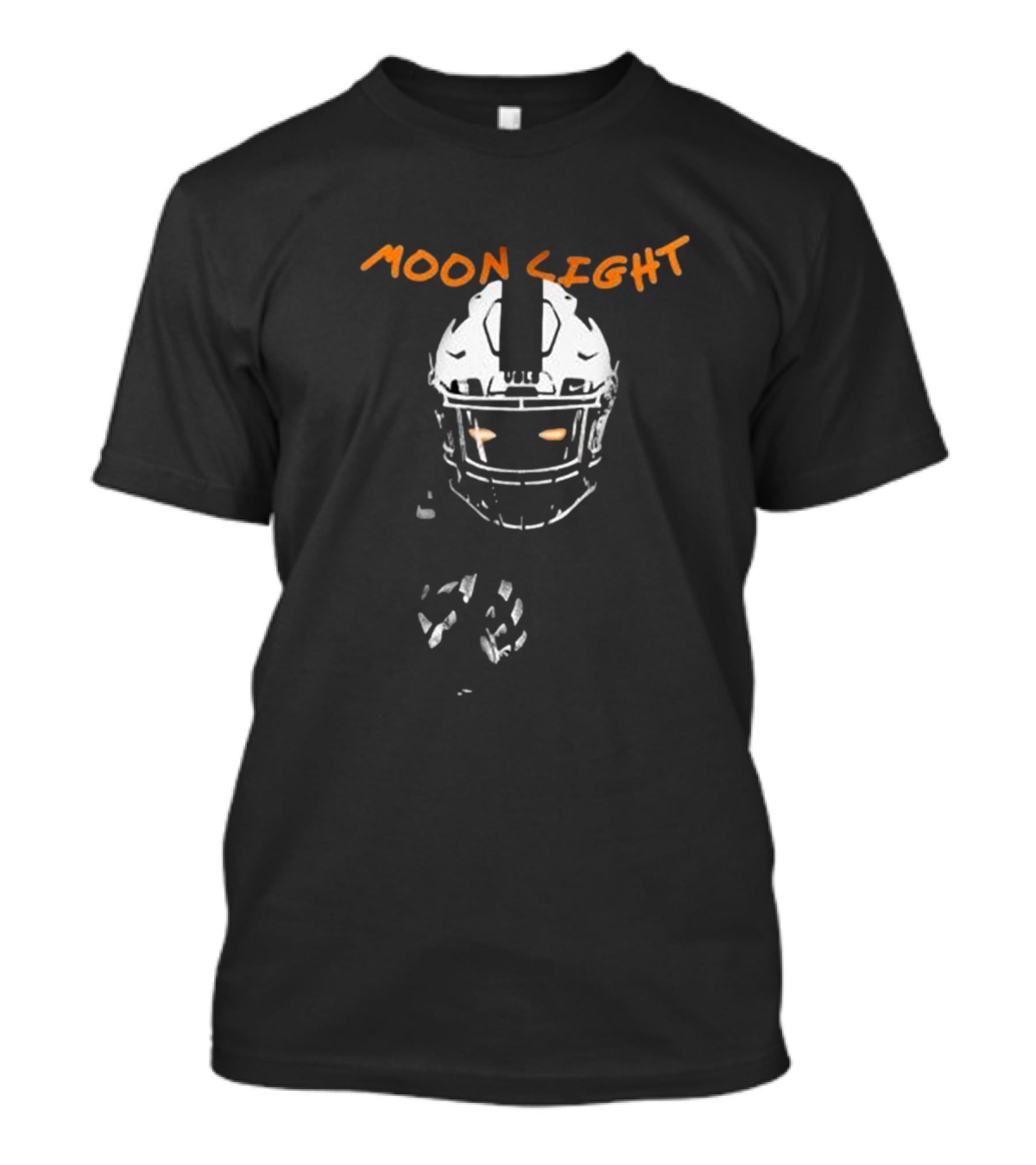 Tennessee Volunteers Moon Light NCAA Football Helmet T-Shirt