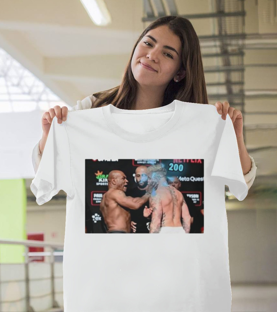 Bruhtees Mike Tyson Press 200 Meta Sports Netflix T-Shirt