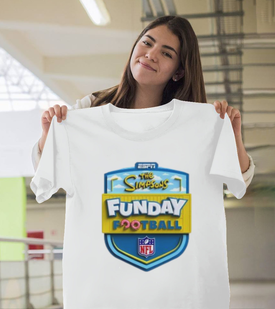 ESPN The Simpsons Funday Football NFL T-Shirt