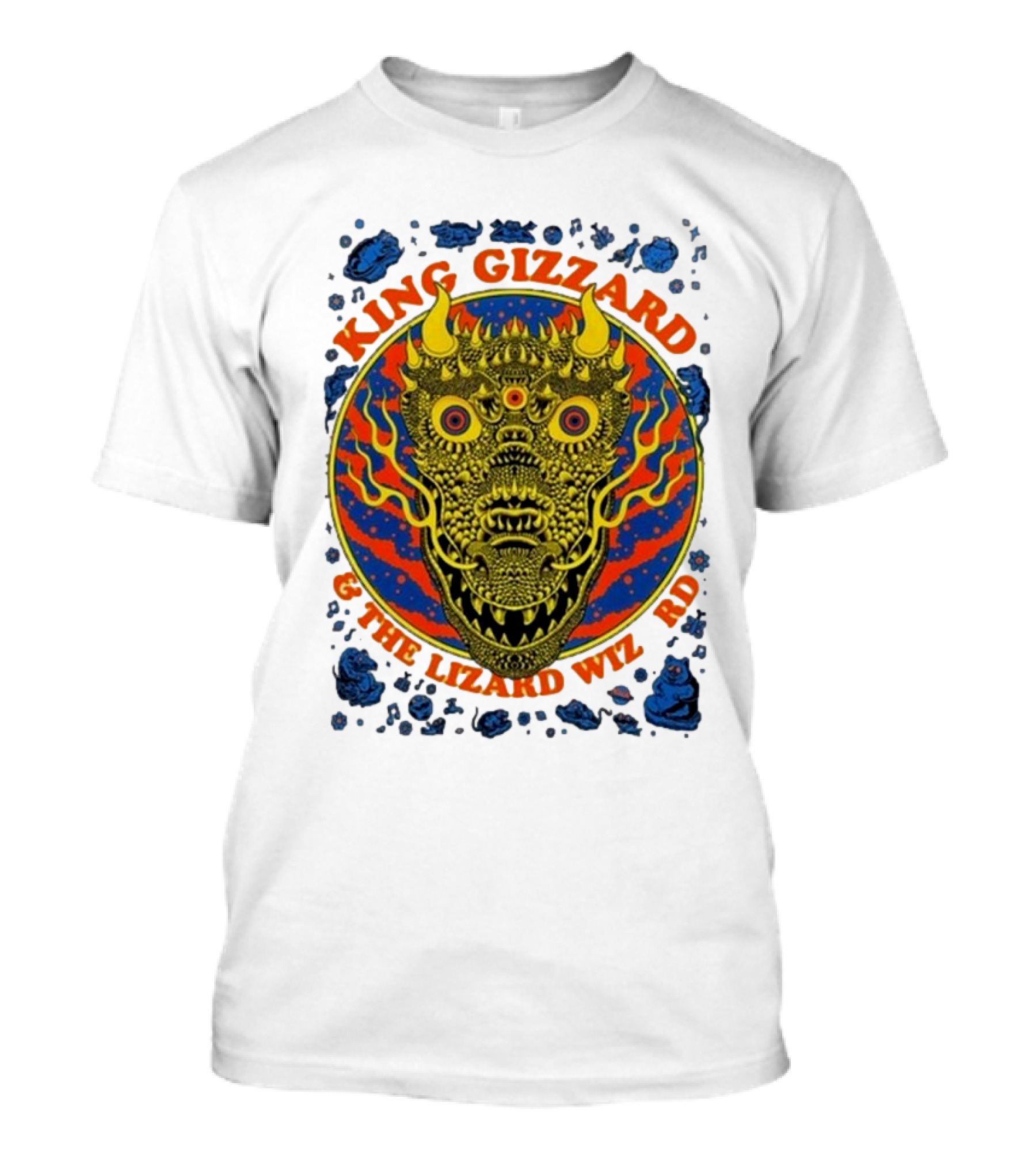 King Gizzard And The Lizard Wizard Psychedelic Monster Art Fox Theatre Atlanta November 19 T-Shirt