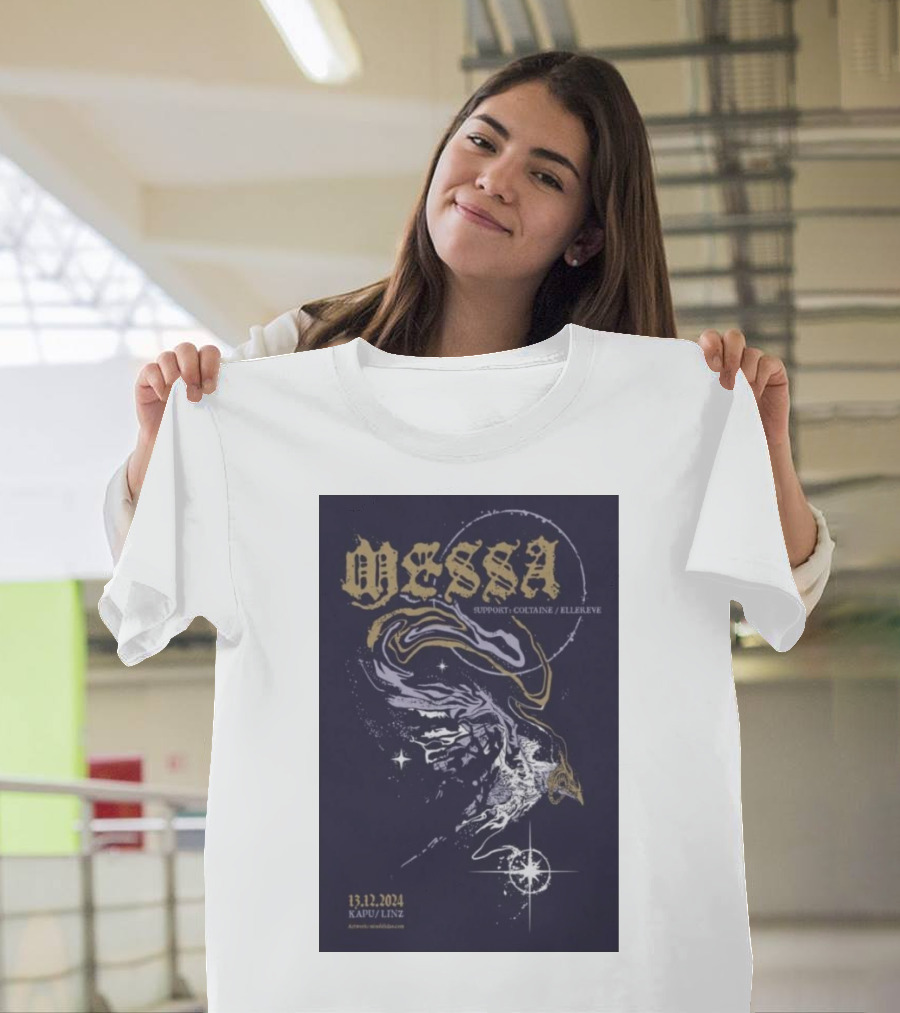 MESSA Support Coltane Elerreve 13.12.2024 Kapu Linz Tour T-Shirt