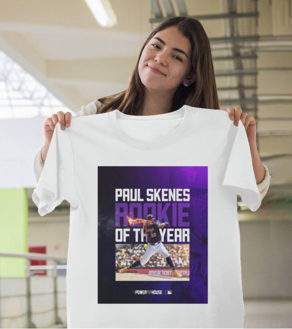 Paul Skenes Rookie Of The Year Power House MLB T-Shirt