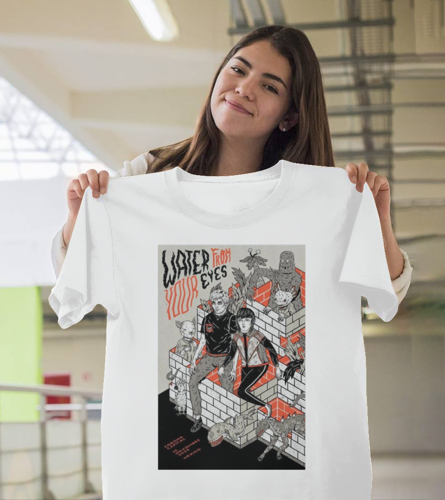 Water From Your Eyes Mexico City November 15 2024 Concert T-Shirt
