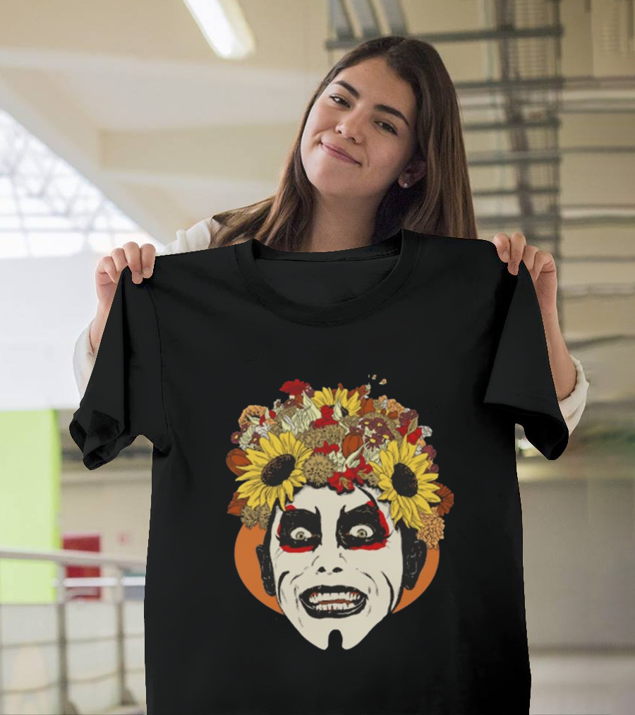 Danhausen Fallhausen Sunflower Face Paint WWE Wrestling T-Shirt