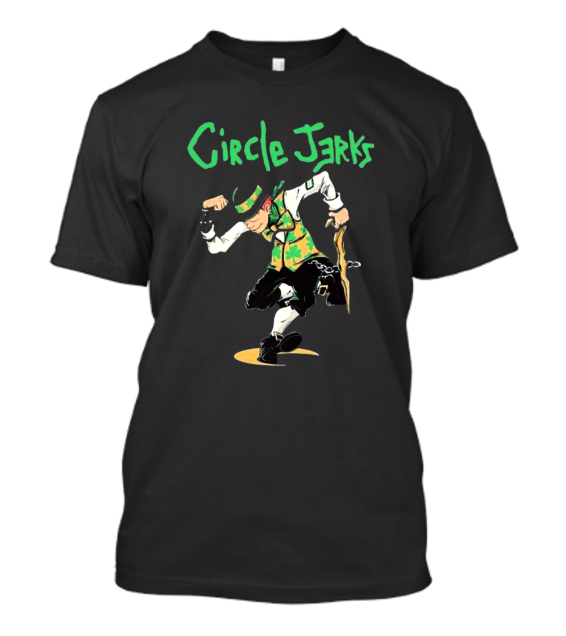 Circle Jerks Band Boston 24 Dance Leprechaun T-Shirt