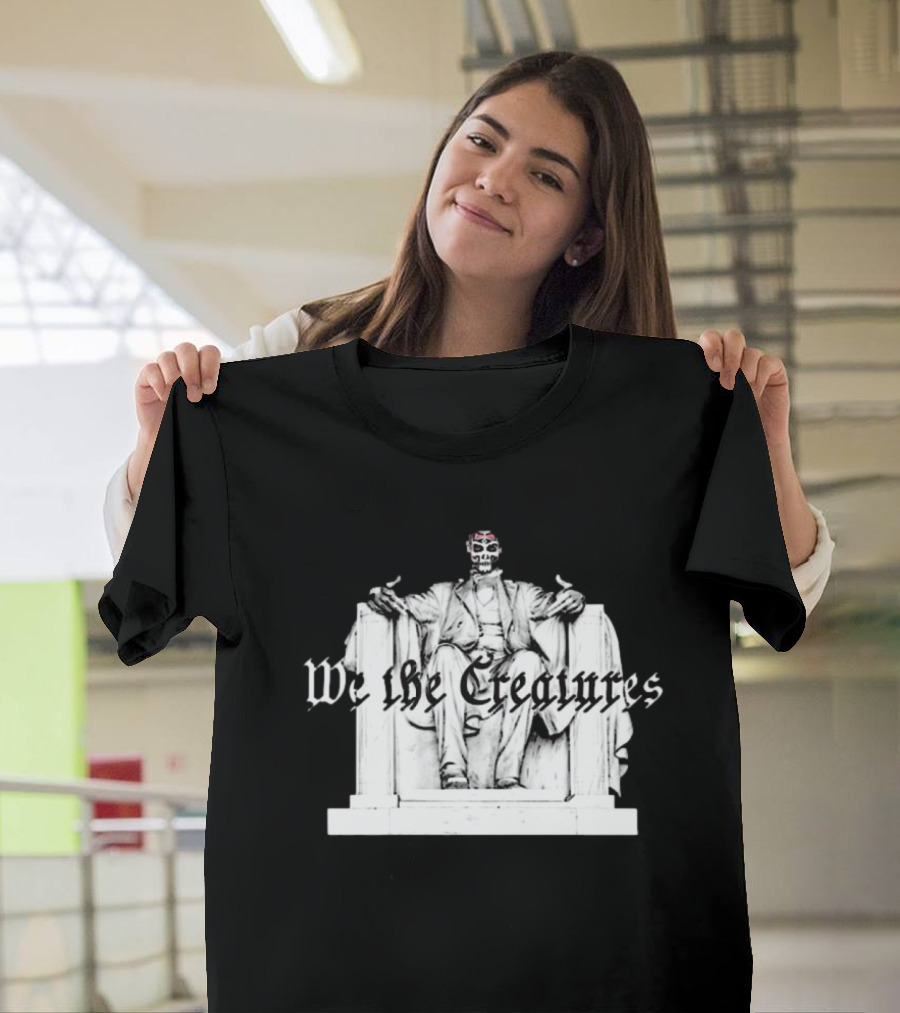 We the Creatures Jeff Hardy 2024 Skeleton Lincoln Memorial T-Shirt