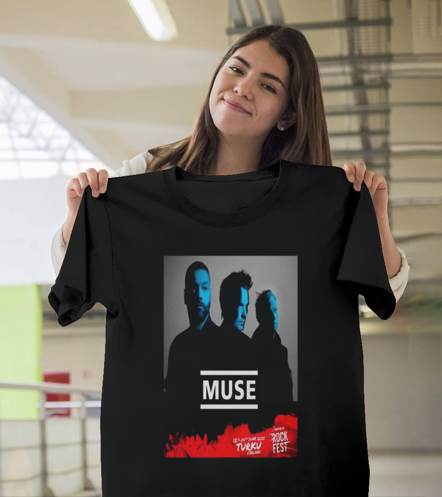 Muse Rock Fest Turku Finland 12th-14th June 2025 T-Shirt