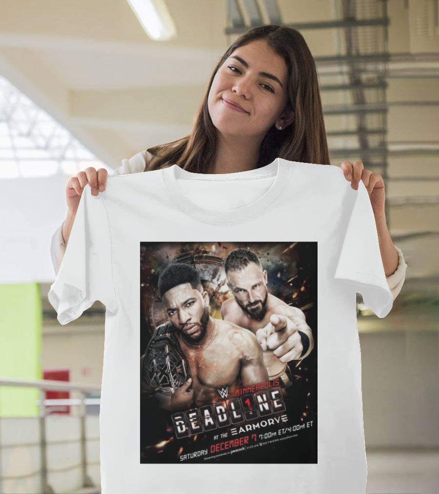 WWE NXT Deadline at The Armory Minneapolis Saturday December 7 7:00 PM ET / 4:00 PM ET T-Shirt