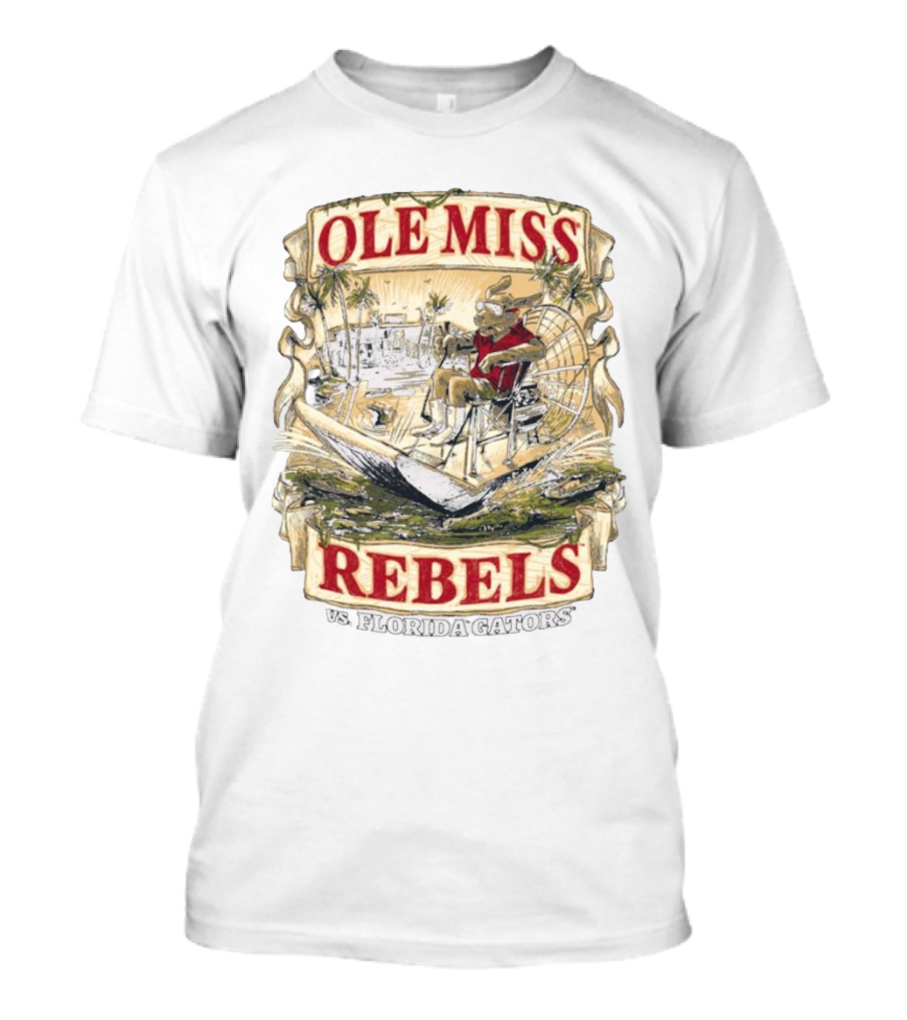Ole Miss Rebels Vs. Florida Gators Game Day T-Shirt