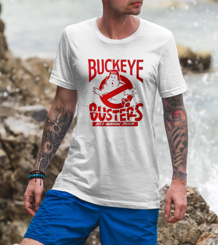 Buckeye Busters Oct 8 Memorial Stadium Indiana Hoosiers OSU T-Shirt