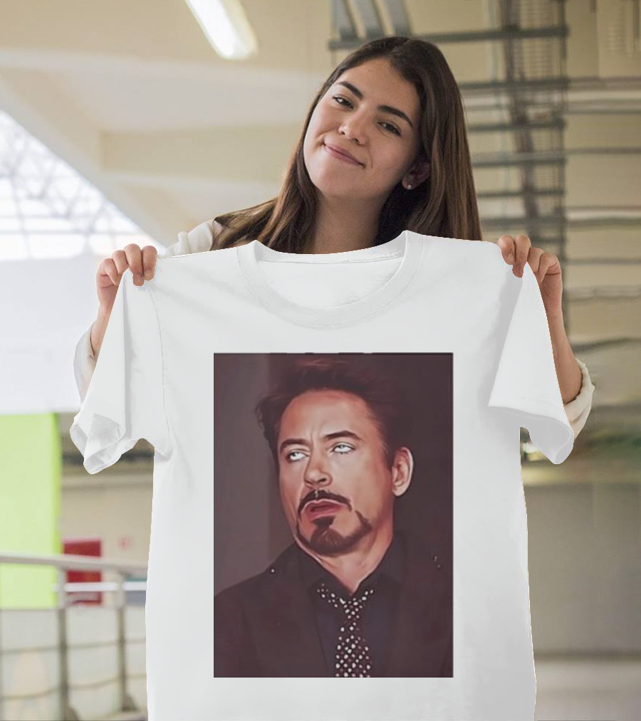 The RDJ Eye Roll Meme Face T-Shirt