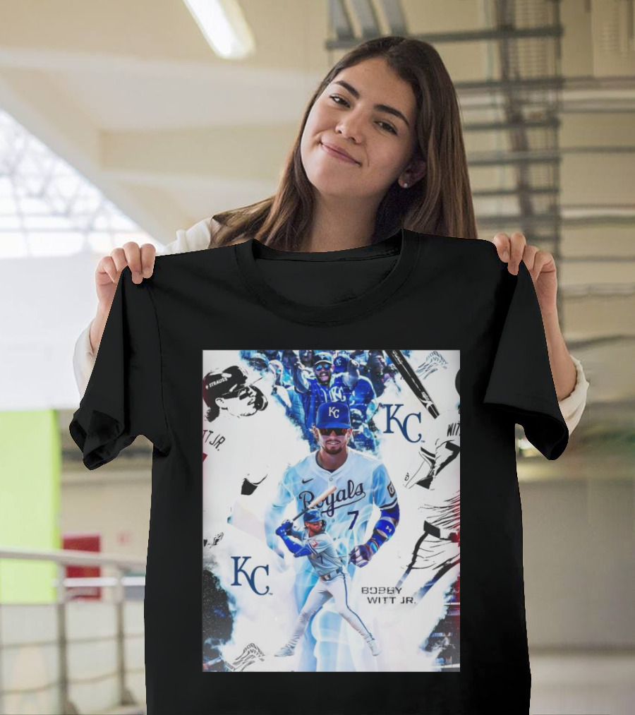 Bobby Witt Jr. Kansas City Royals MLB KC Royals Star Highlights T-Shirt