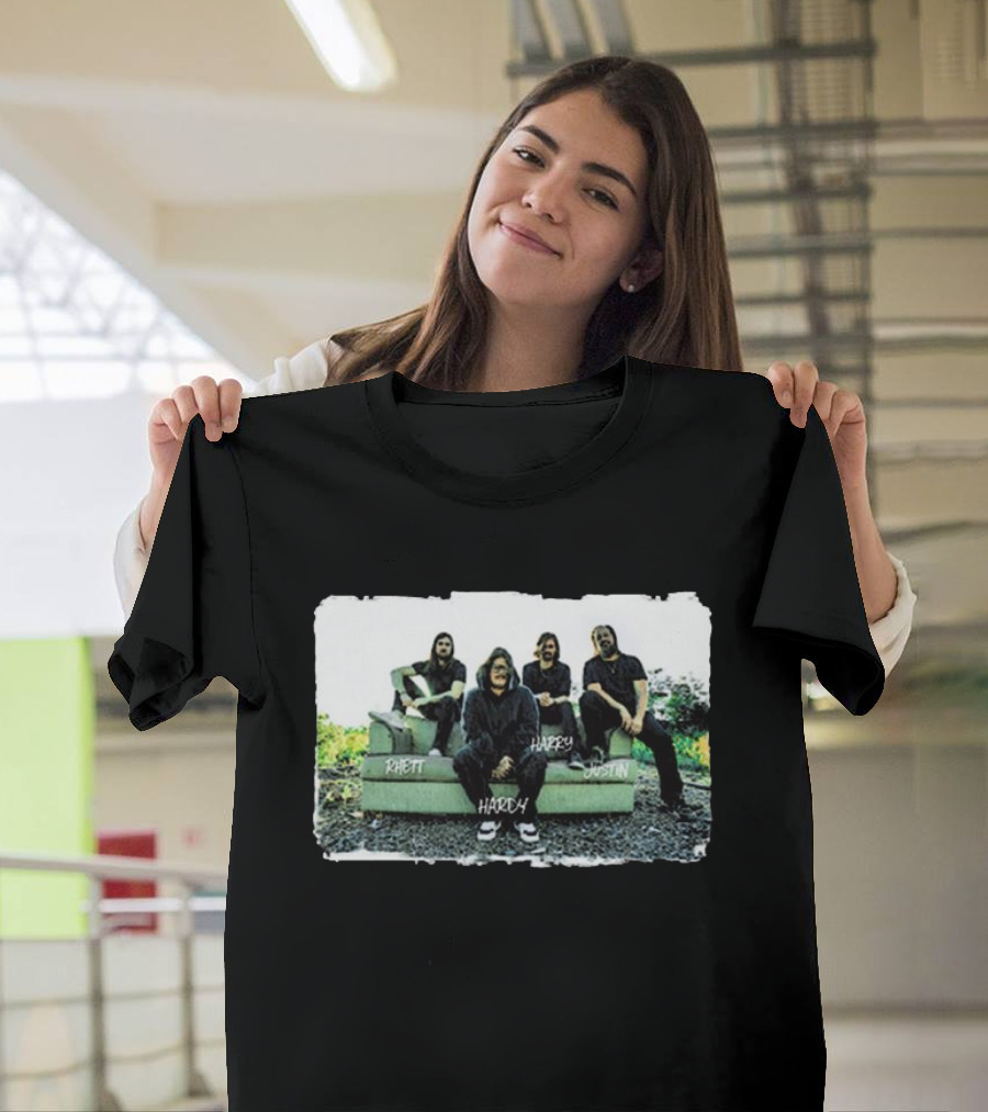 Rhett Hardy Harry Justin Band Photo T-Shirt