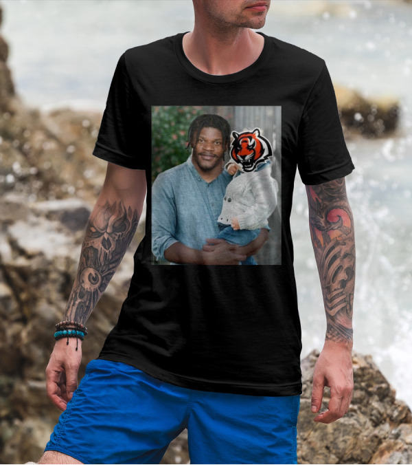 Baltimore Ravens Lamar Jackson Fathers Cincinnati Bengals Meme 10-1 Record T-Shirt