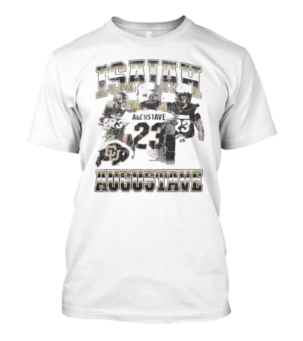 Isaiah Augustave Colorado Buffaloes 23 90s Style Football T-Shirt