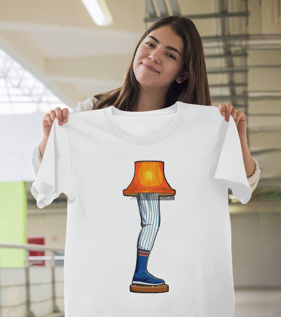 LGM Leg Lamp New York Mets MLB Baseball T-Shirt