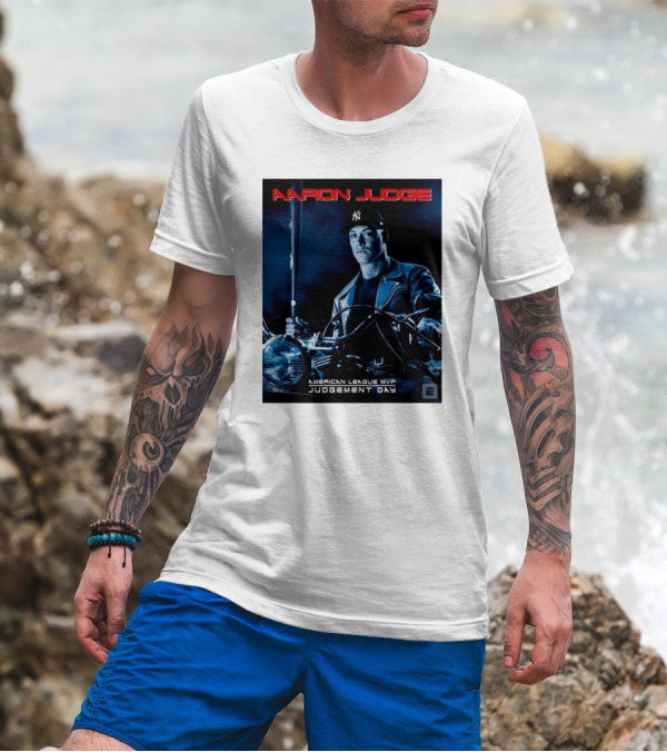 Aaron Judge New York Yankees American League MVP Judgement Day 2024 MLB T-Shirt