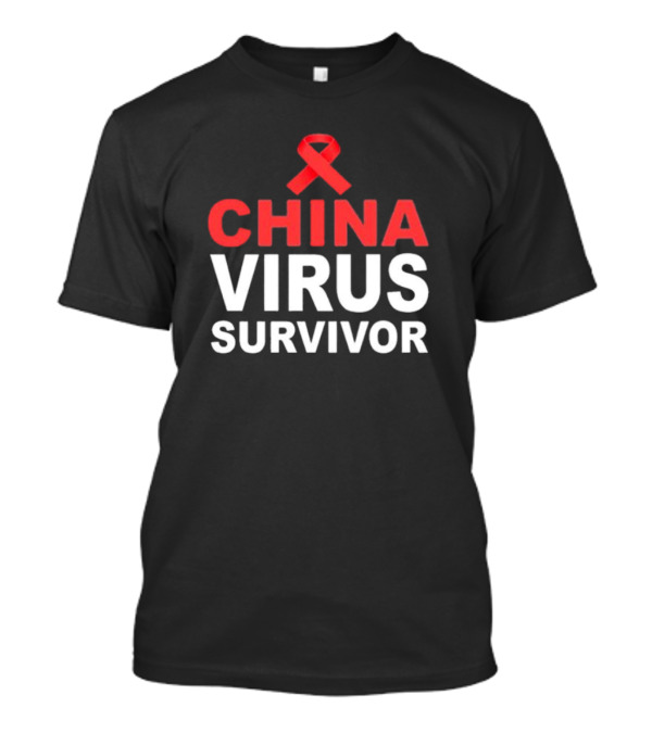 China Virus Survivor Red T-Shirt