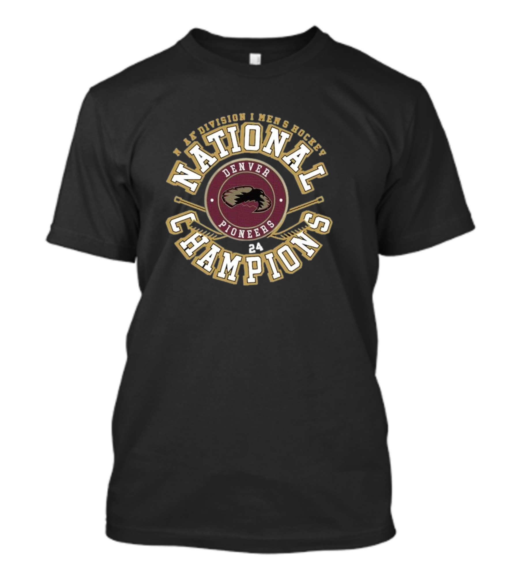 NCAA Division I Men's Hockey Denver Pioneers National Champions T-Shirt