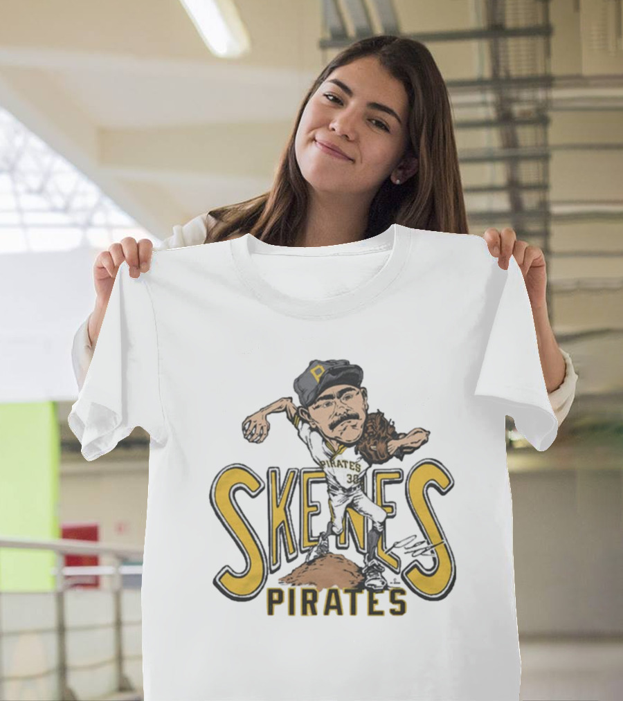Skenes Pirates Paul Skenes Pittsburgh Pirates 38 T-Shirt