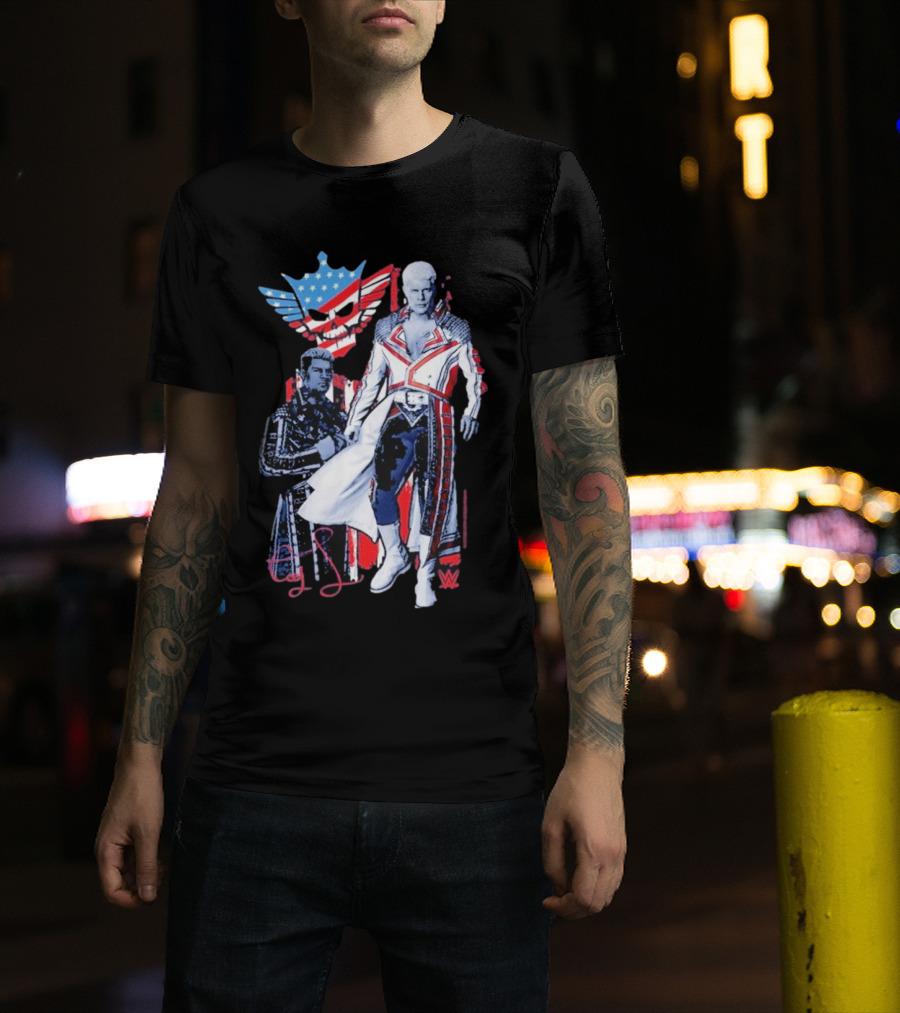 Mad Engine Cody Rhodes American Nightmare WWE T-Shirt